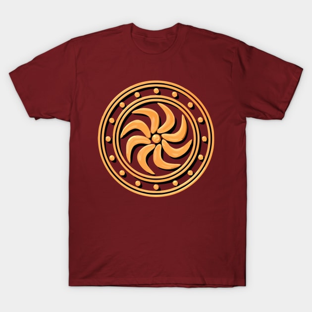 Eternity Ancient Shield Design T-Shirt by Pikmi